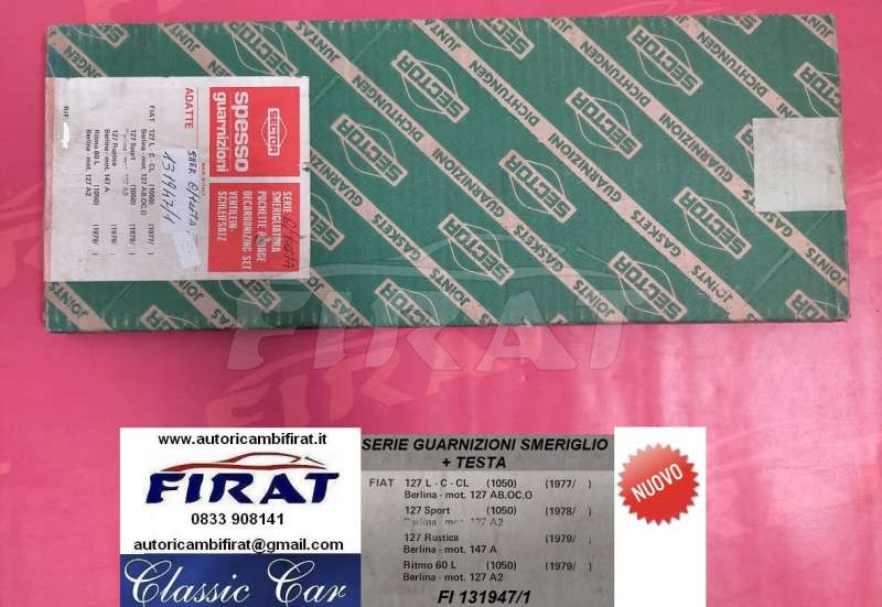 GUARNIZIONI SMERIGLIO FIAT 127 1050 SO 131947/1)